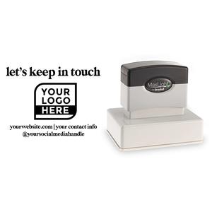 Custom Keep In Touch Logo Stamp with Body