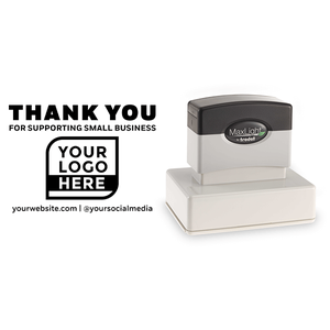 Custom Thank You Logo Stamp with Body
