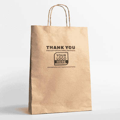 Custom Thank You Logo Stamp - alternate view