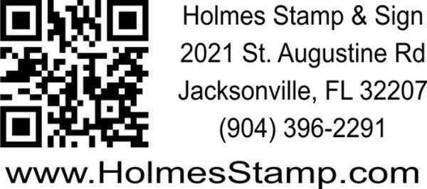 Custom QR Code Stamp