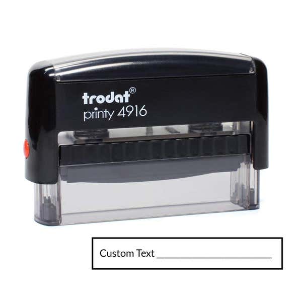 1 Line Form Custom Rubber Stamp