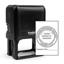 The State of Arizona Geologist with Expiration Seal and a self-inking stamp