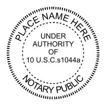 US Military Notary Seal