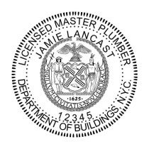 New York Master Plumber Seal