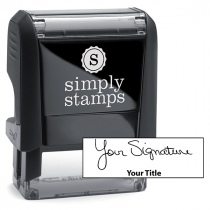 Small Signature Title Stamp
