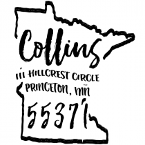 Custom Minnesota Address Stamp