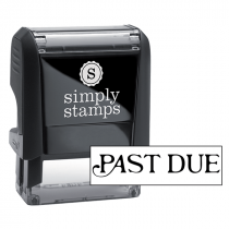 Past Due Stock Stamp