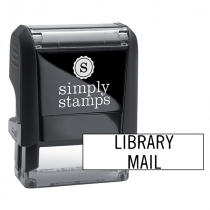 Library Mail Stock Stamp