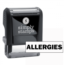 Allergies Stock Stamp