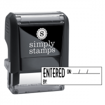 Entered On/By Stock Stamp