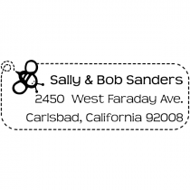 Sanders Bee Address Stamp
