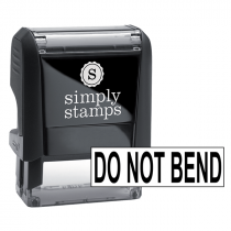 DO NOT BEND Stock Stamp