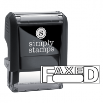 FAXED Wrapped Box Stock Stamp
