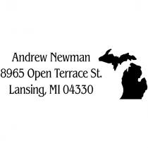 Michigan Return Address Stamp