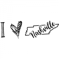 I Love Tennessee Rubber Stamp