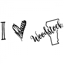 I Love Vermont Rubber Stamp