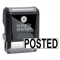 POSTED Bold Stock Stamp
