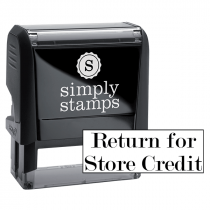 Return for Store Credit Stock Stamp