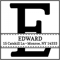 Edward Address Stamp