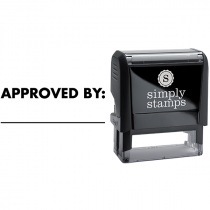 Approved with Custom Line Business Stamp