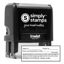 Louisiana Affidavit Notary Stamp 