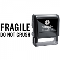 Fragile Do Not Crush Business Stamp