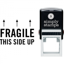 Fragile This Side Up Business Stamp