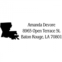 Louisiana Return Address Stamp