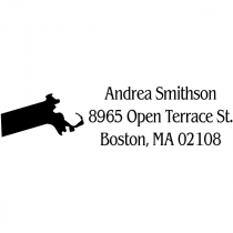 Massachusetts Return Address Stamp