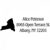 New York Return Address Stamp