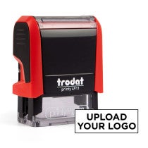 Serif 3 Line Clothing Stamp