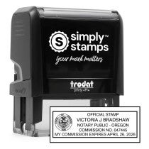 Oregon Rectangle Notary Stamp