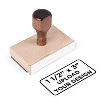 Custom Wooden Rubber Stamps 1.5