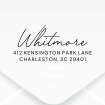 Duncan Script Address Stamp