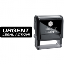 Urgent Legal Action Business Stamp