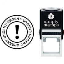 Urgent with Exclamation Point Business Stamp