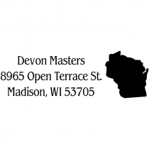 Wisconsin Return Address Stamp