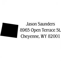 Wyoming Return Address Stamp