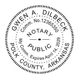 Arkansas Notary Stamp