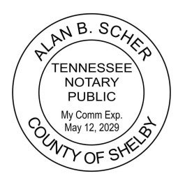 Tennessee Notary Round Seal