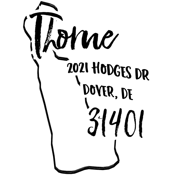 Custom Delaware Address Stamp Simply Stamps