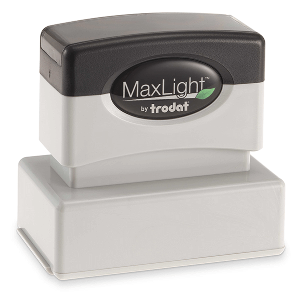 MaxLight Custom Pre-Inked Stamp - MAX-125S - Black Ink MaxLight Custom Pre-Inked Stamp - MAX-125S - Black Ink