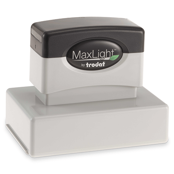 MaxLight Custom Pre-Inked Stamp - MAX-165S - Black Ink MaxLight Custom Pre-Inked Stamp - MAX-165S - Black Ink