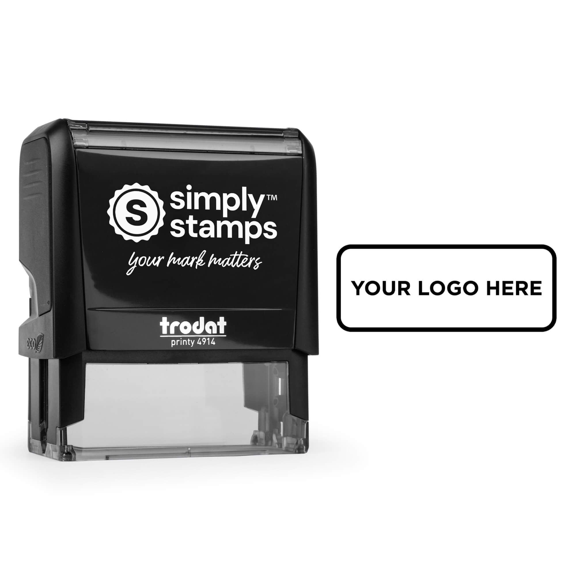 Custom Medium Rectangle Logo Stamp