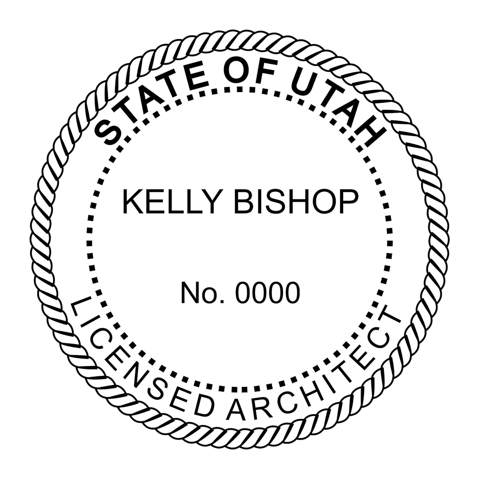State of Utah Architect Seal