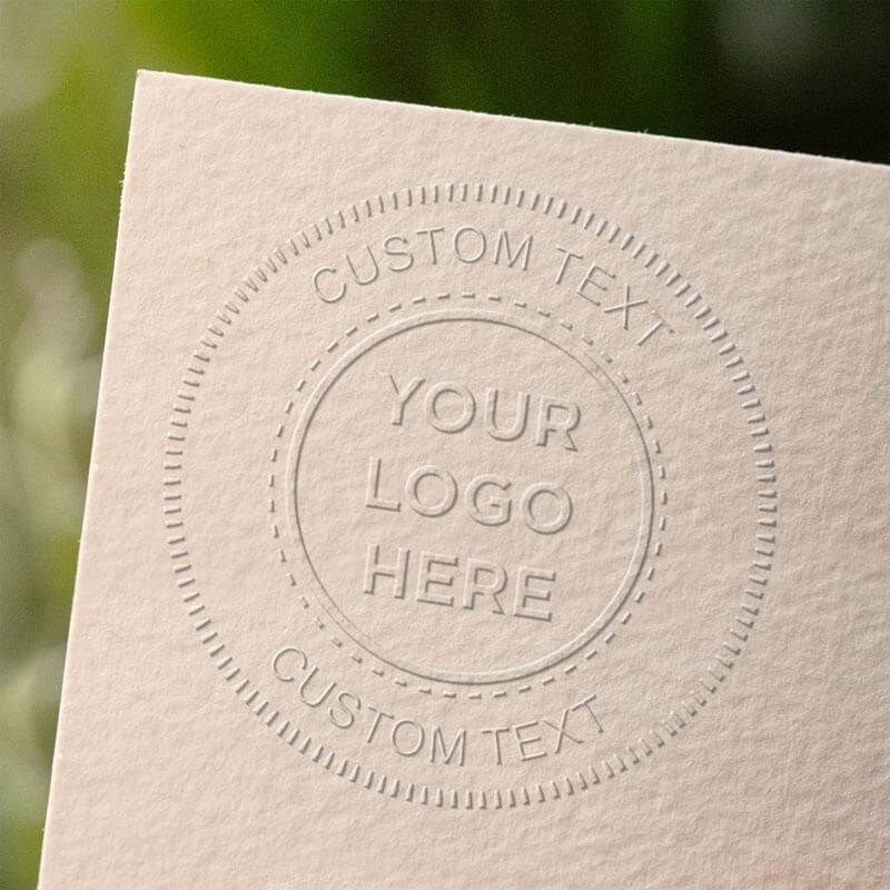 Logo Embosser Seal with Text - Customizable - Trodat M1P/M2P