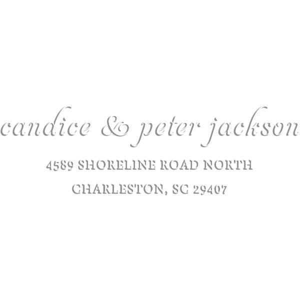 Classic Monogram Address Embosser Simply Stamps