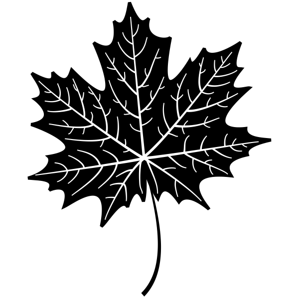 Maple Leaf Journal Stamp - Simply Stamps