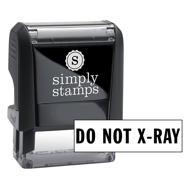 No Rasting Stamp Do Not X-Ray Stock Stamp - Simply Stamps