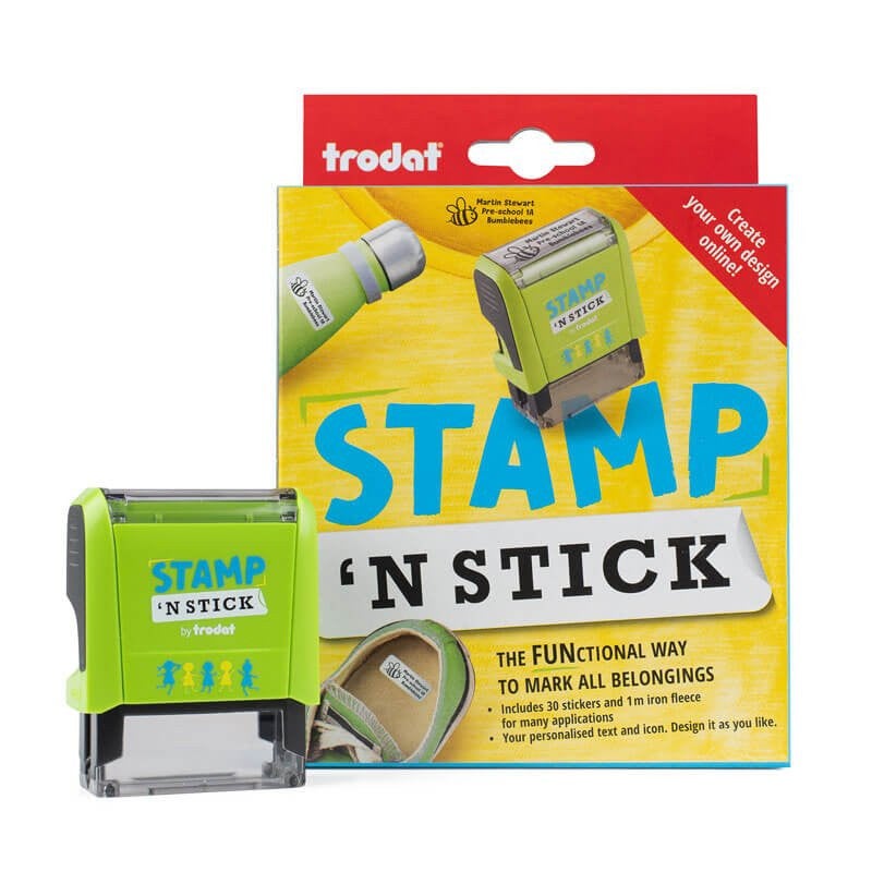 Stamp 'n Stick Clothing Stamp Kit – Labeler